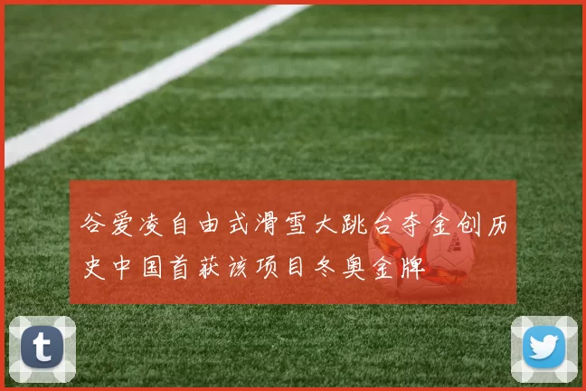 谷爱凌自由式滑雪大跳台夺金创历史中国首获该项目冬奥金牌